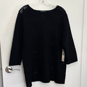 Boat Neck Knit Sweater
